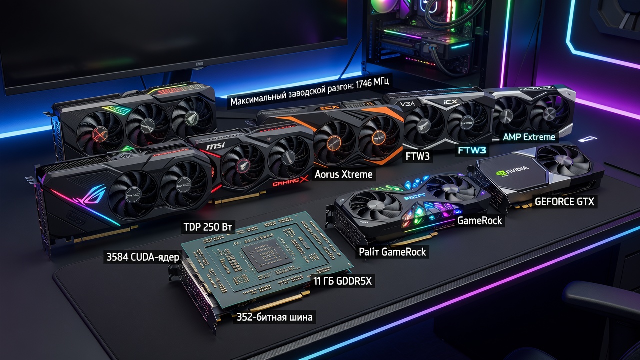 Как выбрать GTX 1080 Ti: версии разных производителей