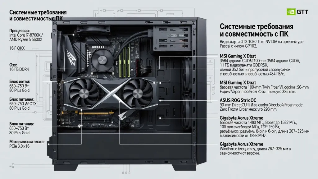 GTX 1080 Ti: системные требования и совместимость с ПК